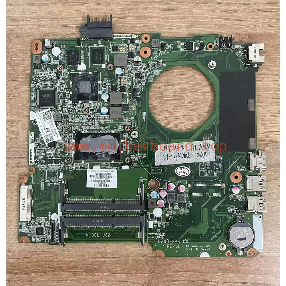 For HP Pavilion 15-N Motherboard DA0U82MB6D0 I7-4500U 737986-001/501