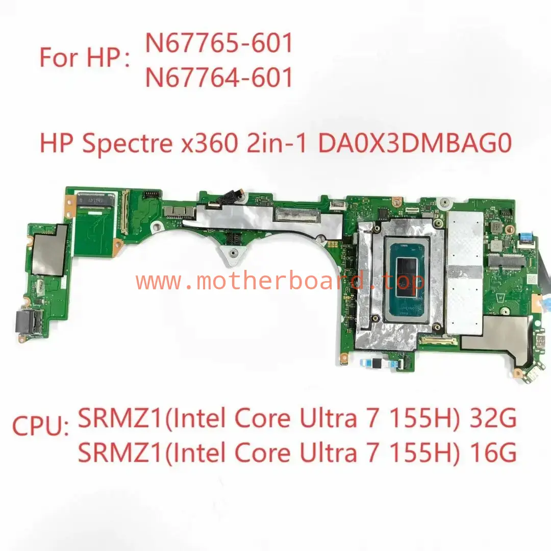 DA0X3DMBAG0 HP Spectre x360 2in-1 Intel Core Ultra 7 155H 32G/Ultra 7 155H 16G