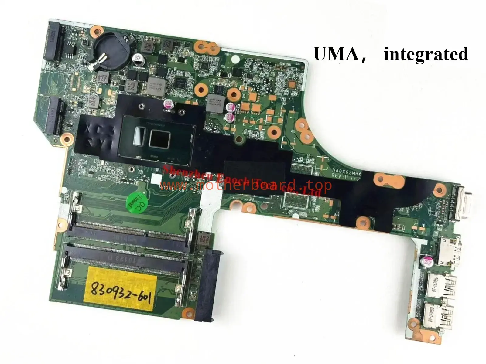 830932-601 For HP Probook 450 G3 Motherboard DA0X63MB6H1 core i7-6500U UMA
