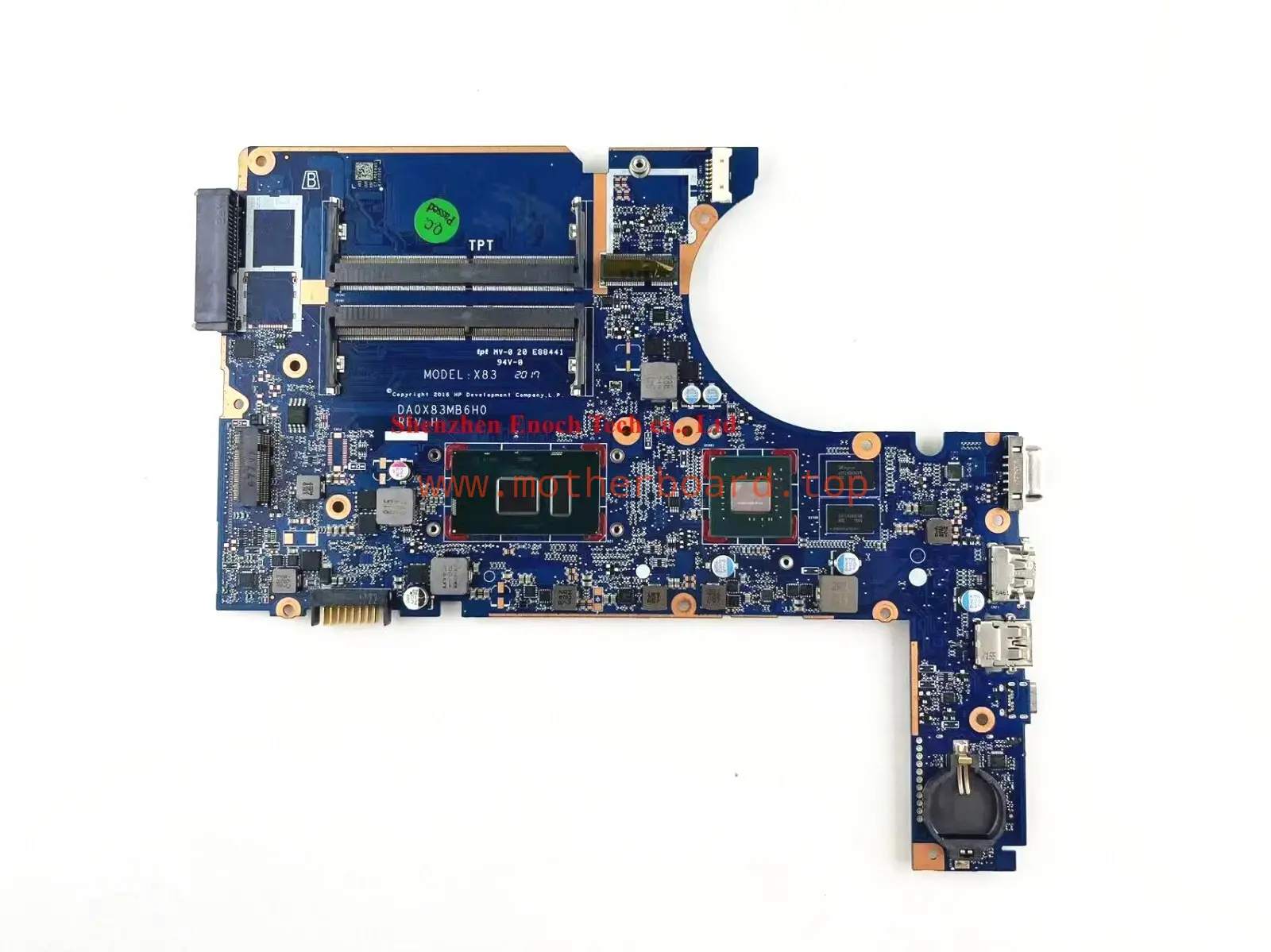 DA0X83MB6H0 907714-601 For HP ProBook 450 G4 470 G4 Motherboard I5-7200U 930MX