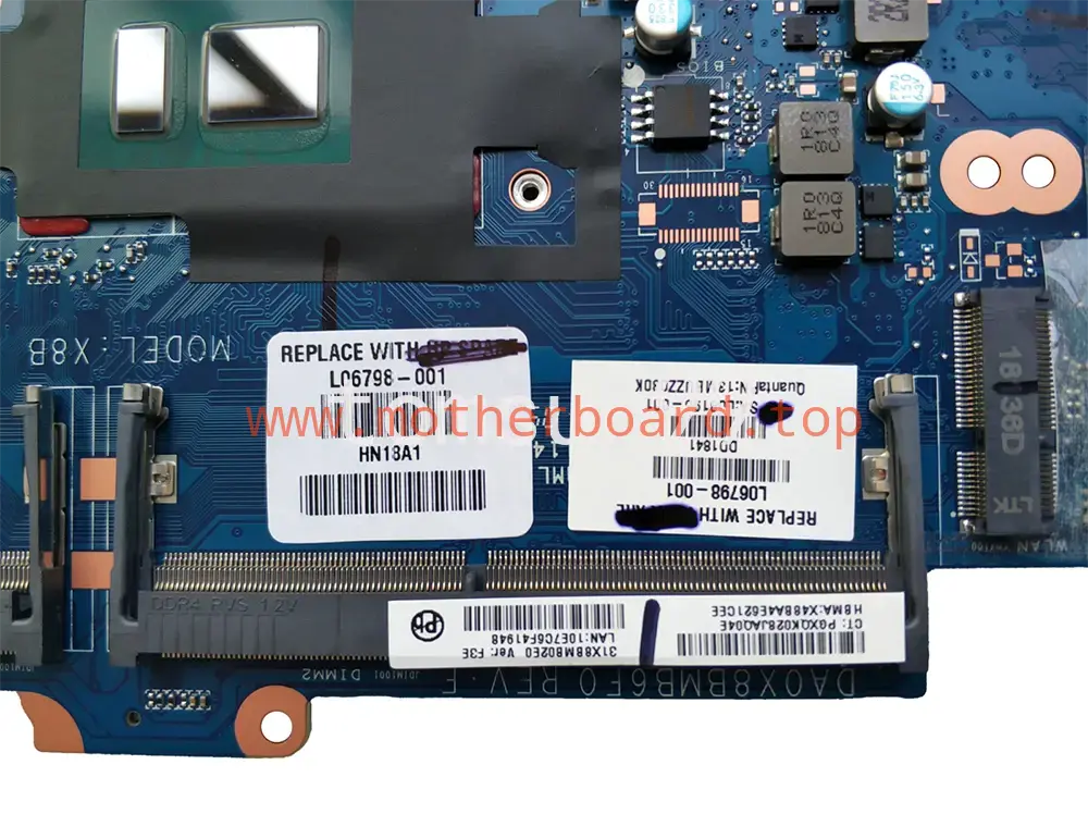 For HP ProBook 430 G5 440 G5 Motherboard DA0X8BMB6F0 DA0X8BMB6G0 W/ i3/i5/i7 CPU 4