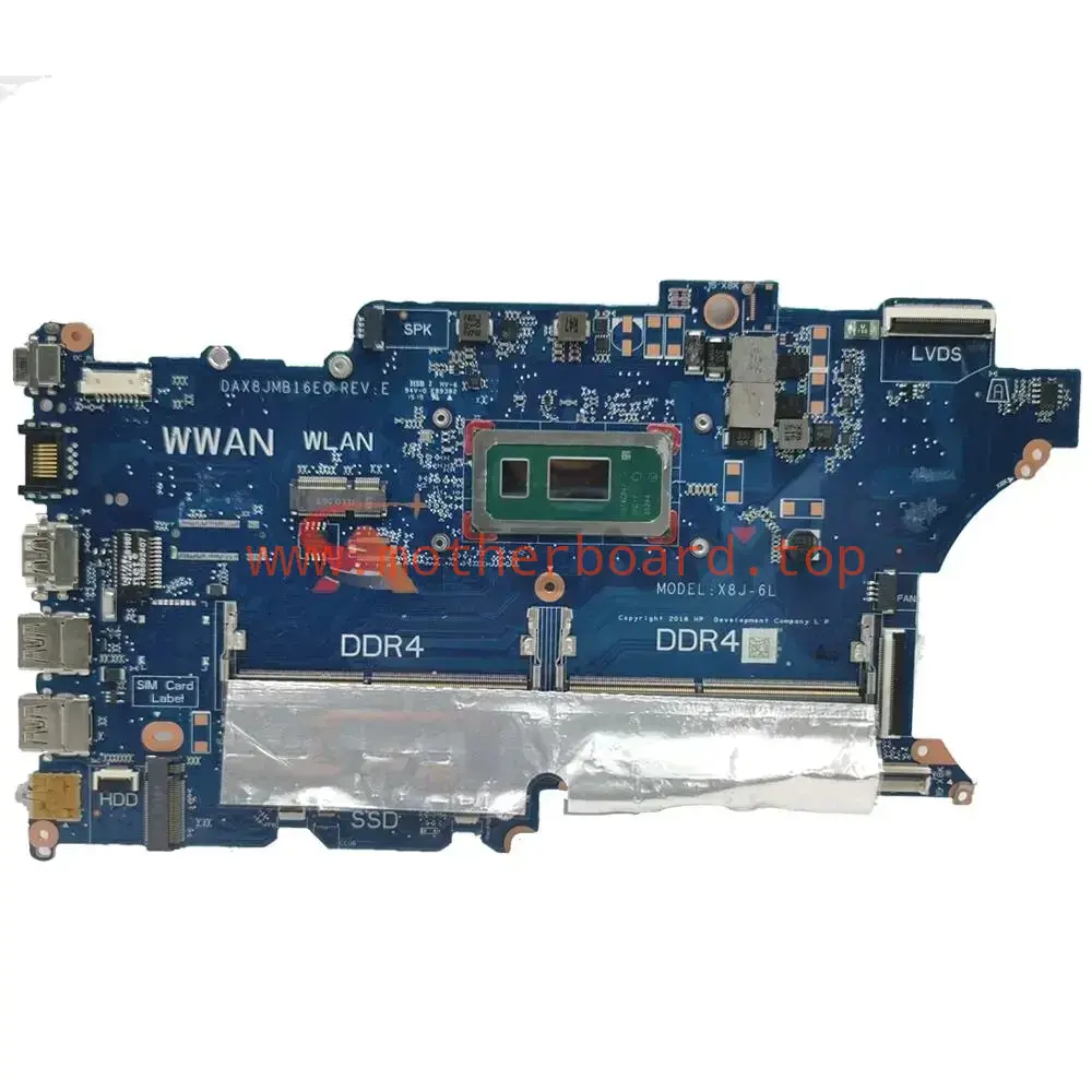 DA0X8JMB8E0 for hp 440 G6 450 G6 motherboard 5405U I3 I5 I7 8th CPU mainboard