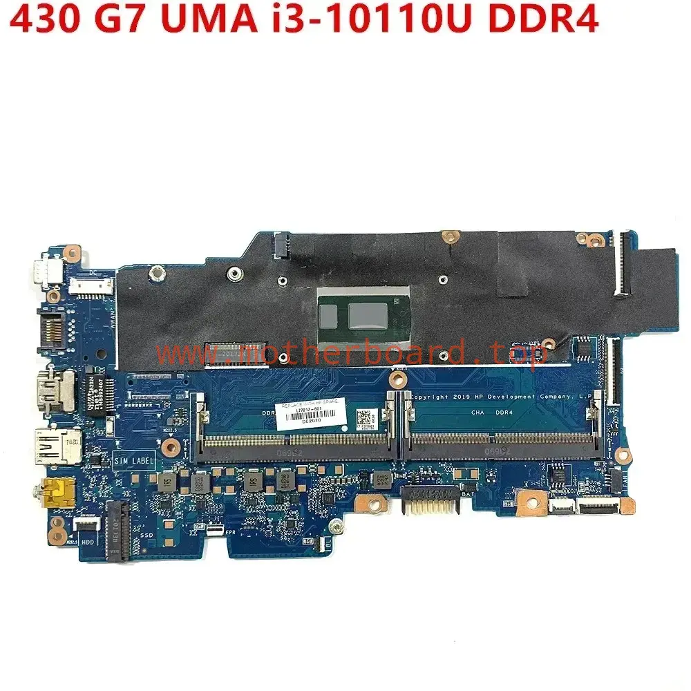 For HP K12 PB 430 G7 I3-I5-10210U Motherboard L77217-601 L77217-001 DA0X8LMB8D0