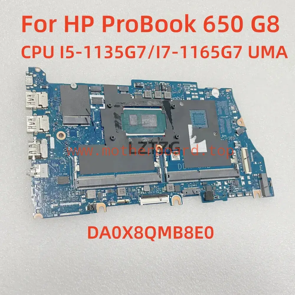 Motherboard For HP Probook 650 G8 DA0X8QMB8E0 CPU I5-1135G7 I7-1165G7 UMA DDR4