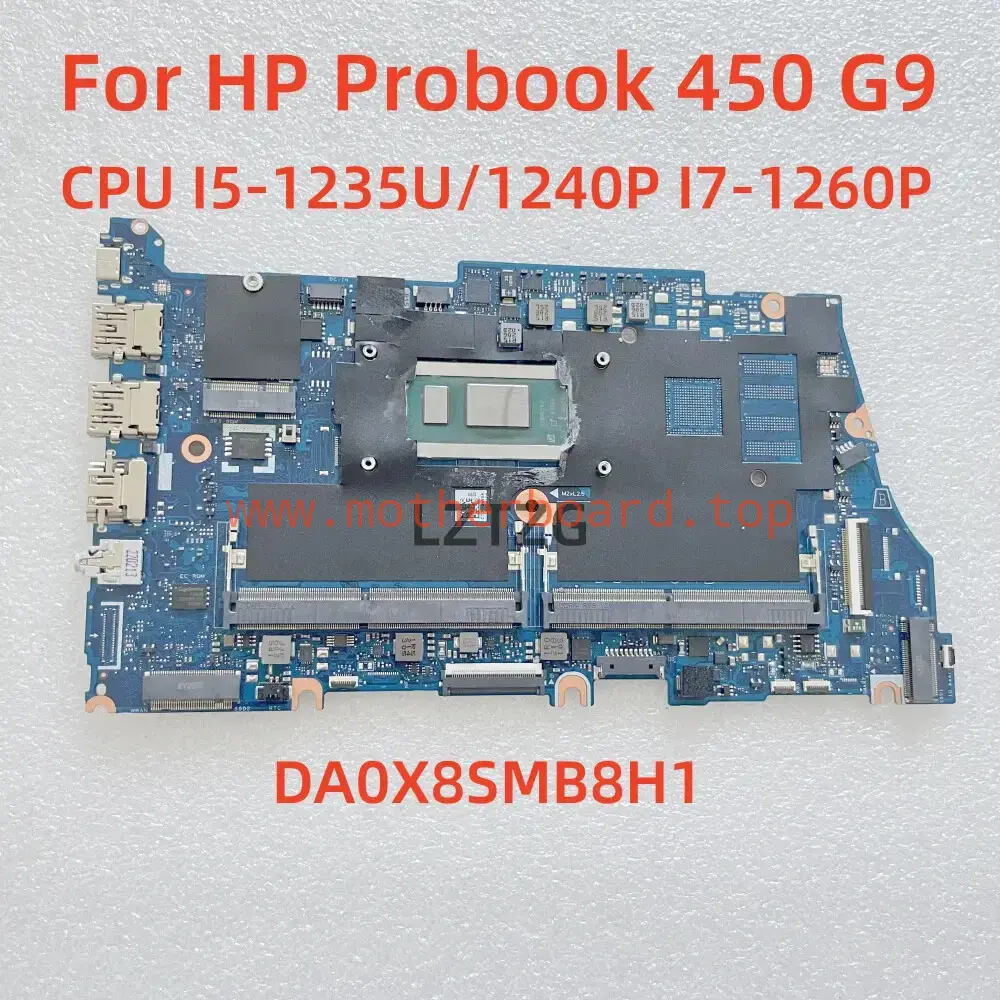 Motherboard For HP Probook 450 G9 DA0X8SMB8H1 Laptop I5-1345U I5-1240P I7-1260P