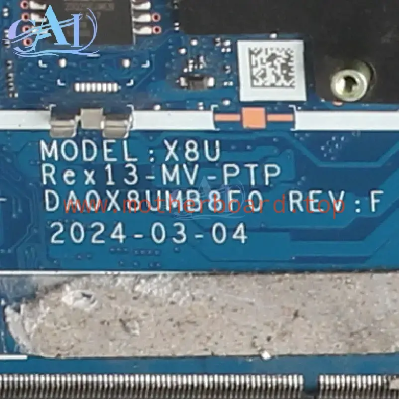DA0X8UMB8F0 For HP Elitebook 630 G11 Laptop Motherboard N96509-601 Ultra 7 165U 3
