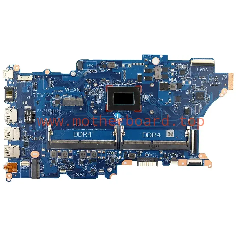 DA0X9KMB8D0 For HP Probook 455 G6 Laptop Motherboard AMD CPU