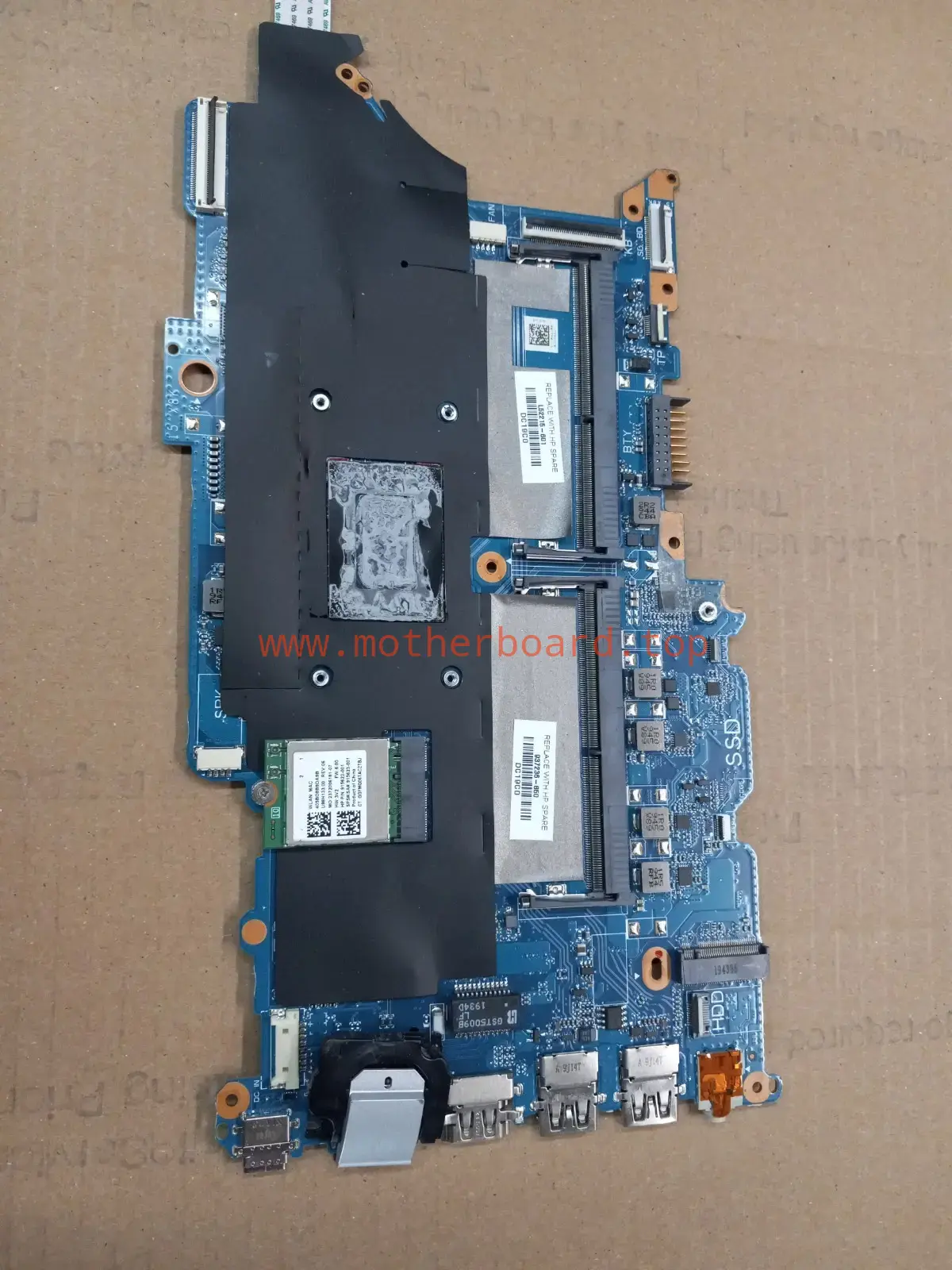 DA0X9KMB8E0 For HP ProBook 455 G6 Laptop Motherboard With R5-2500U CPU 3