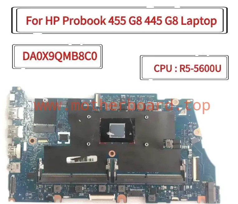 DA0X9QMB8C0 For HP Probook 455 G8 645 G9 Laptop Motherboard With R5-5600 CPU