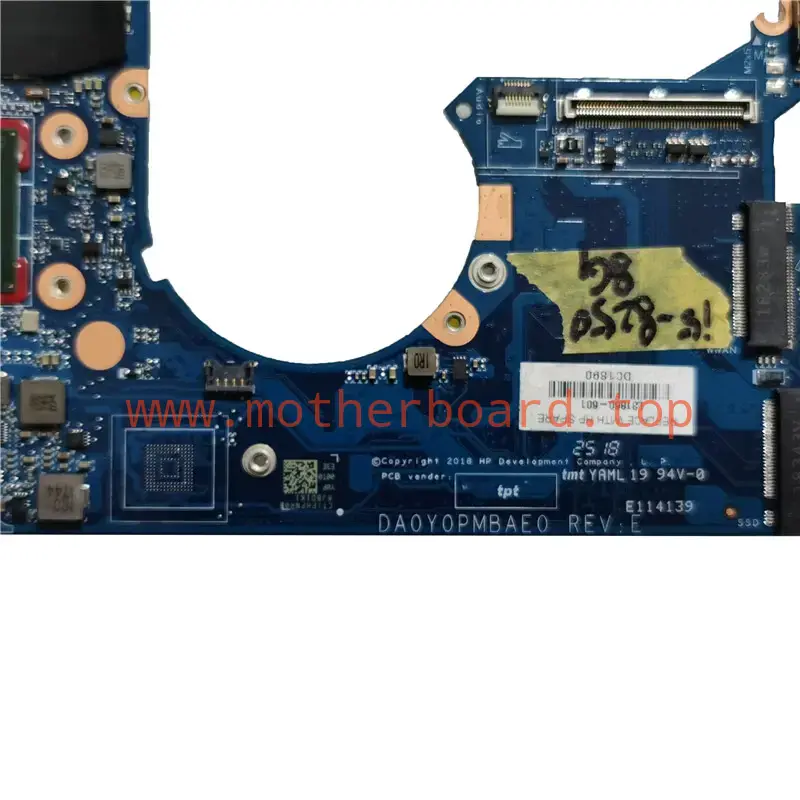 For HP X360 1030 G3 I5-8250U 8G Motherboard DA0Y0PMBAE0 L31860-001/ L31860-601 3