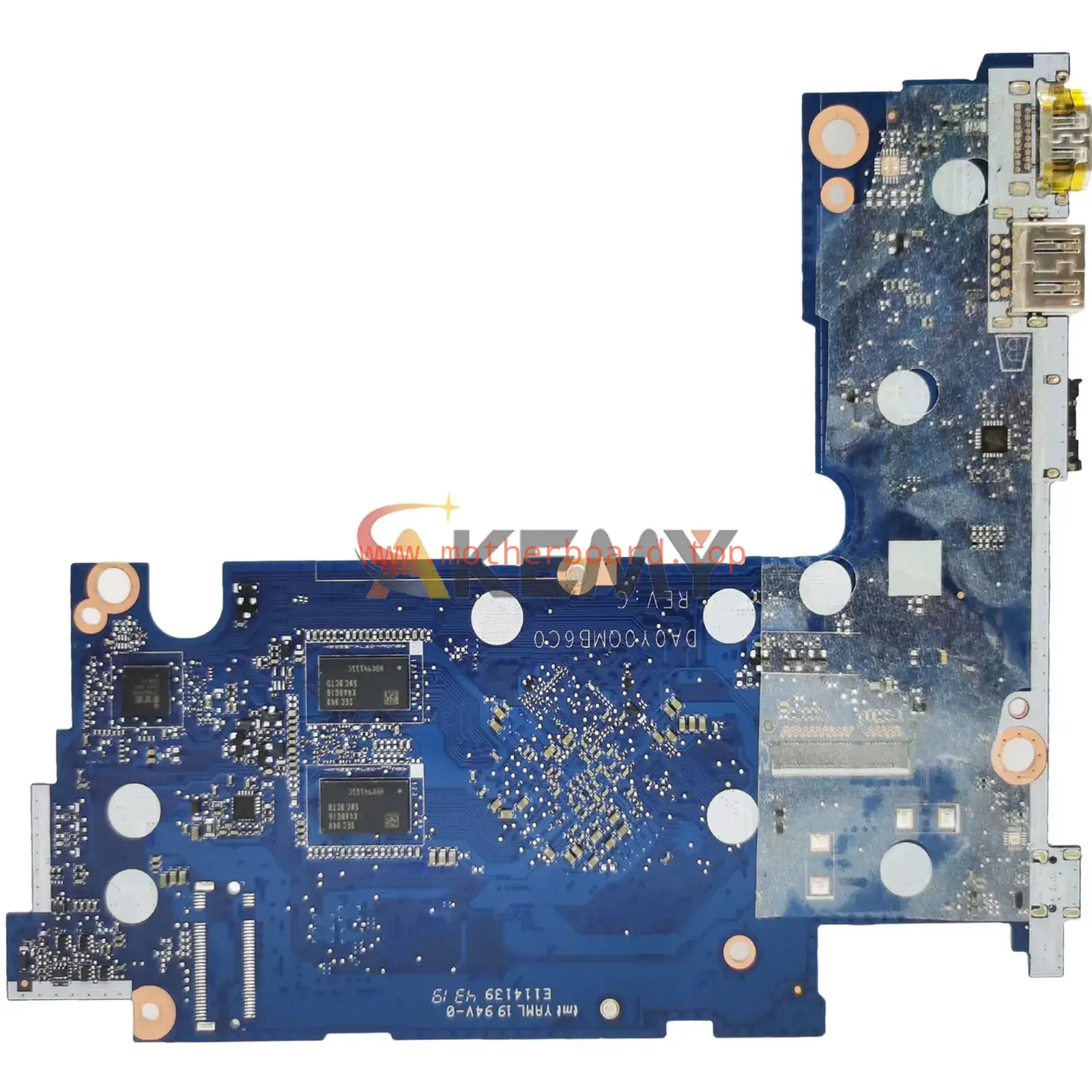Laptop Motherboard For HP Stream 11-AK DA0Y0QMB6C0 With N4000 L44435-601 L45828 2