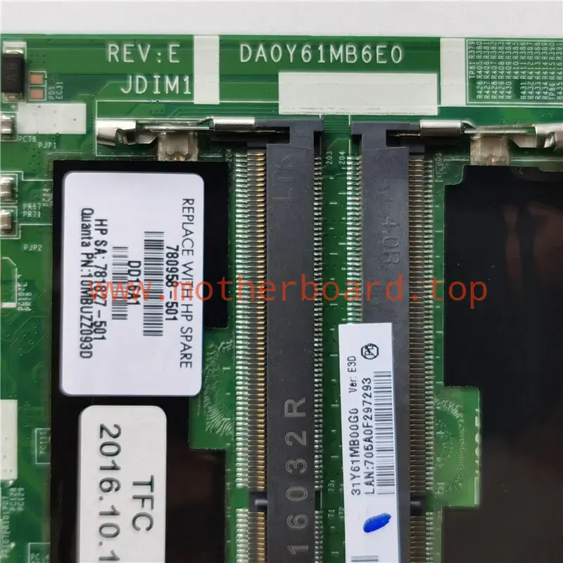 For HP 13-A 15-U I7-4510U Motherboard TPN-Q147 DA0Y61MB6E0 780958-501 3