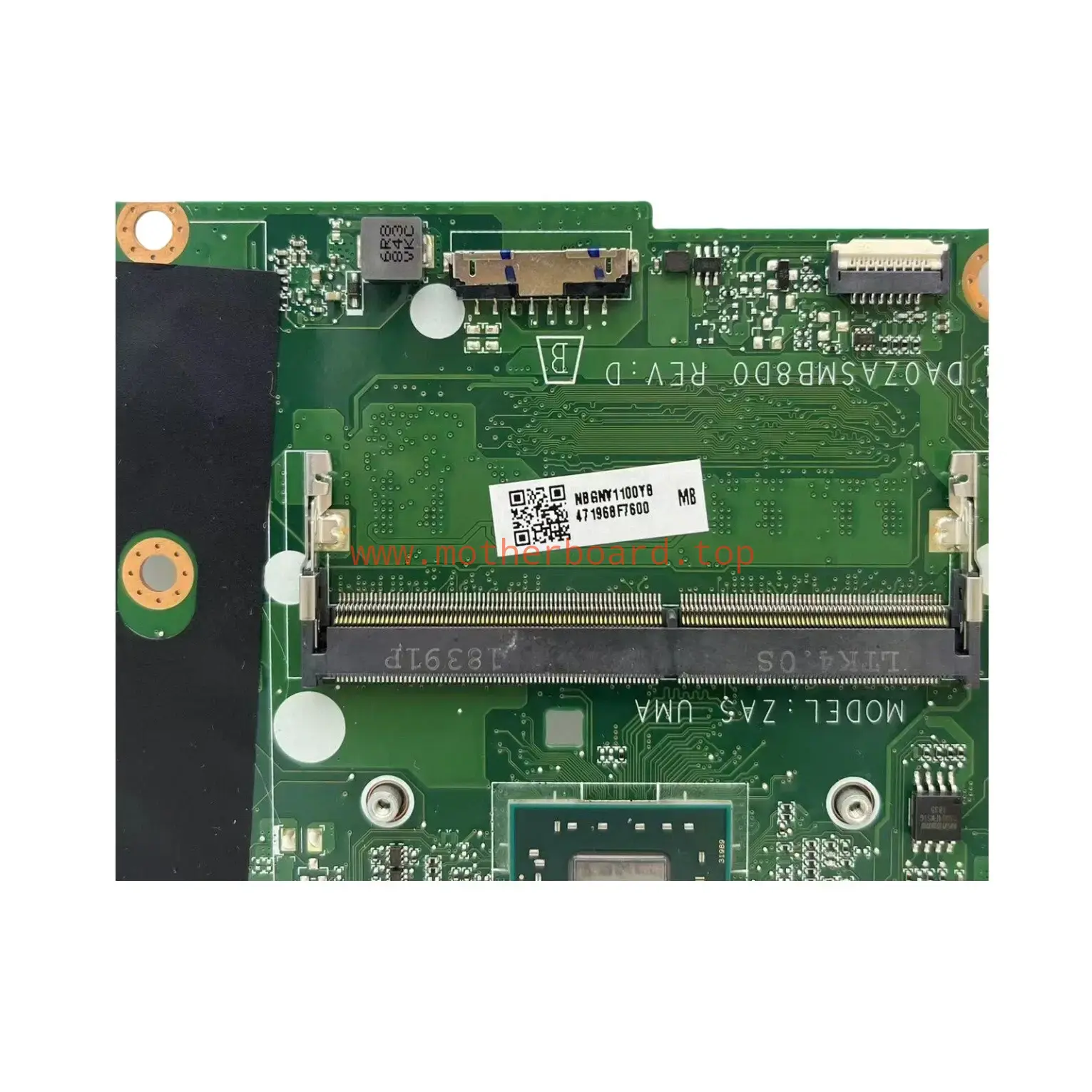 DA0ZASMB8D0 For Acer Aspire A315-21 Motherboard With E2-9000 CPU 4GB NBGNV1100Y 4