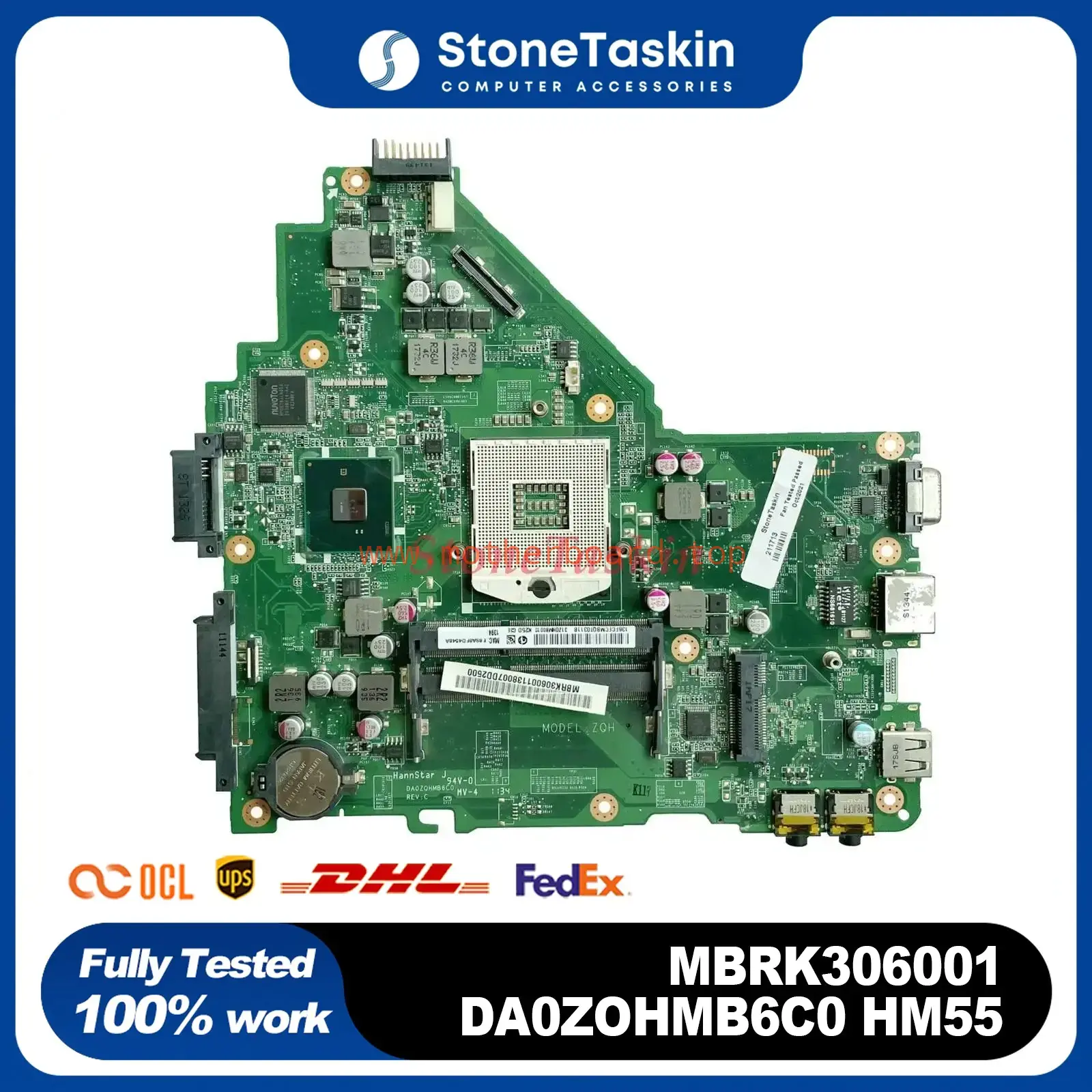 MBRK306001 MBRK301001 For ACER aspire 4739 4339 MB DA0ZQHMB6C0 HM55 UMA