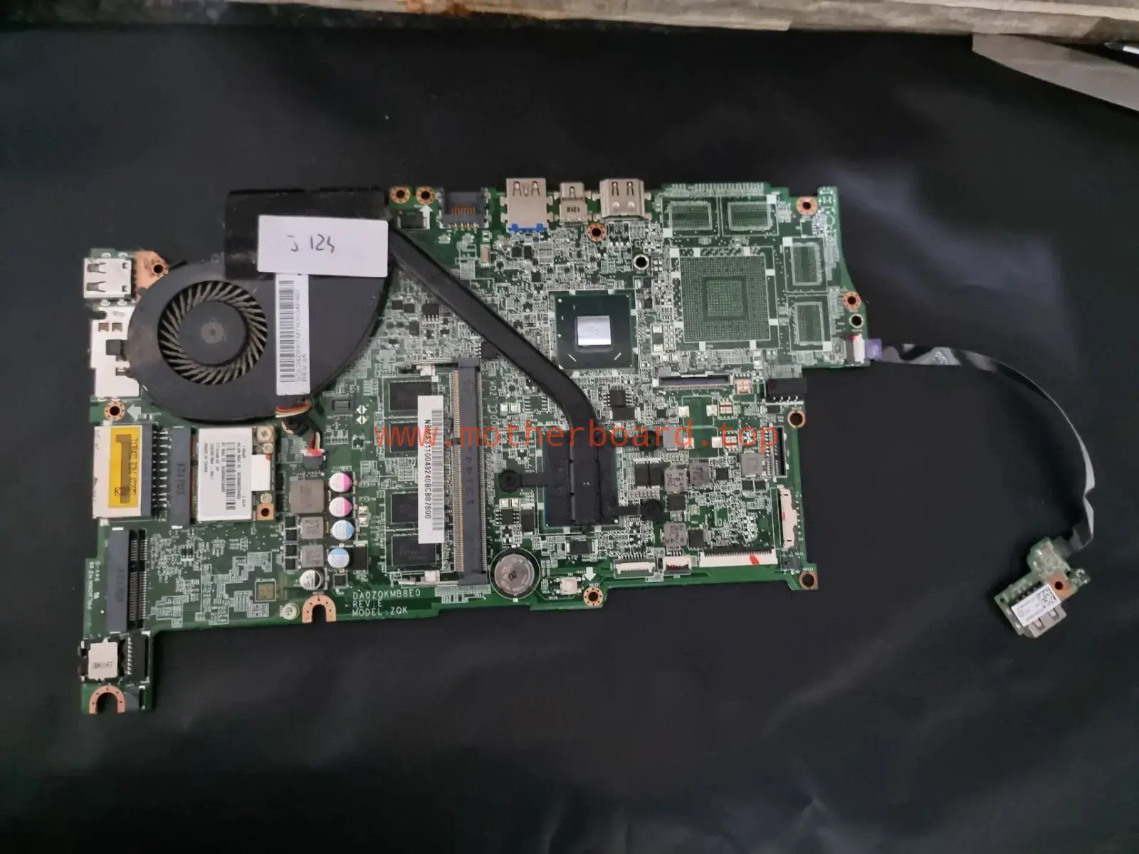 J124 MOTHERBOARD INTEL i5 3337u DA0ZQKMB8E0 REV:E FOR ACER ASPIRE V7-581 LAPTOP