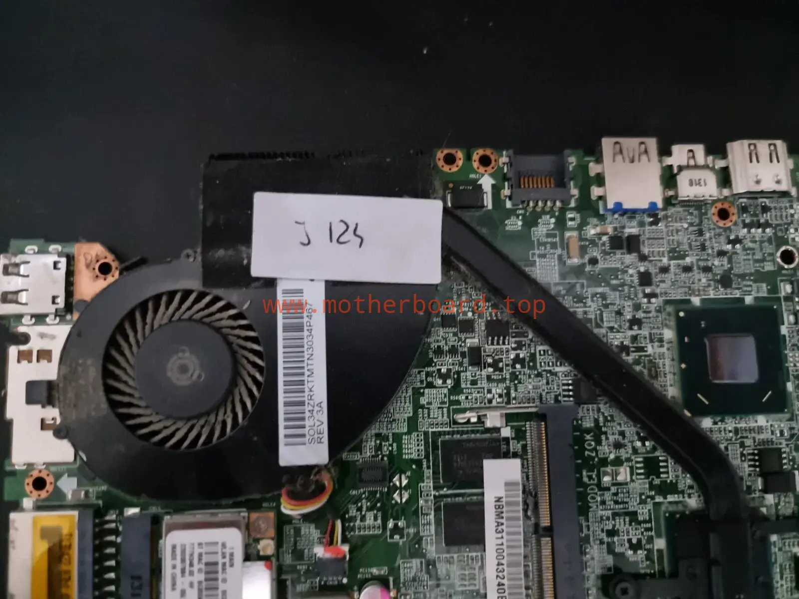 J124 MOTHERBOARD INTEL i5 3337u DA0ZQKMB8E0 REV:E FOR ACER ASPIRE V7-581 LAPTOP 2