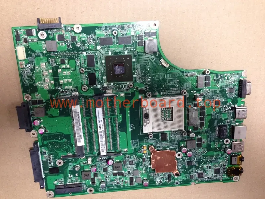 Faulty motherboard DA0ZR7MB8D0 for ACER Aspire 5553 Intel+nVidia for parts only! 2