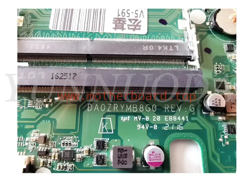 DA0ZRYMB8G0 For ACER Aspire V5-591/591G Motherboard W/ i5-6300HQ CPU GTX950M GPU 3
