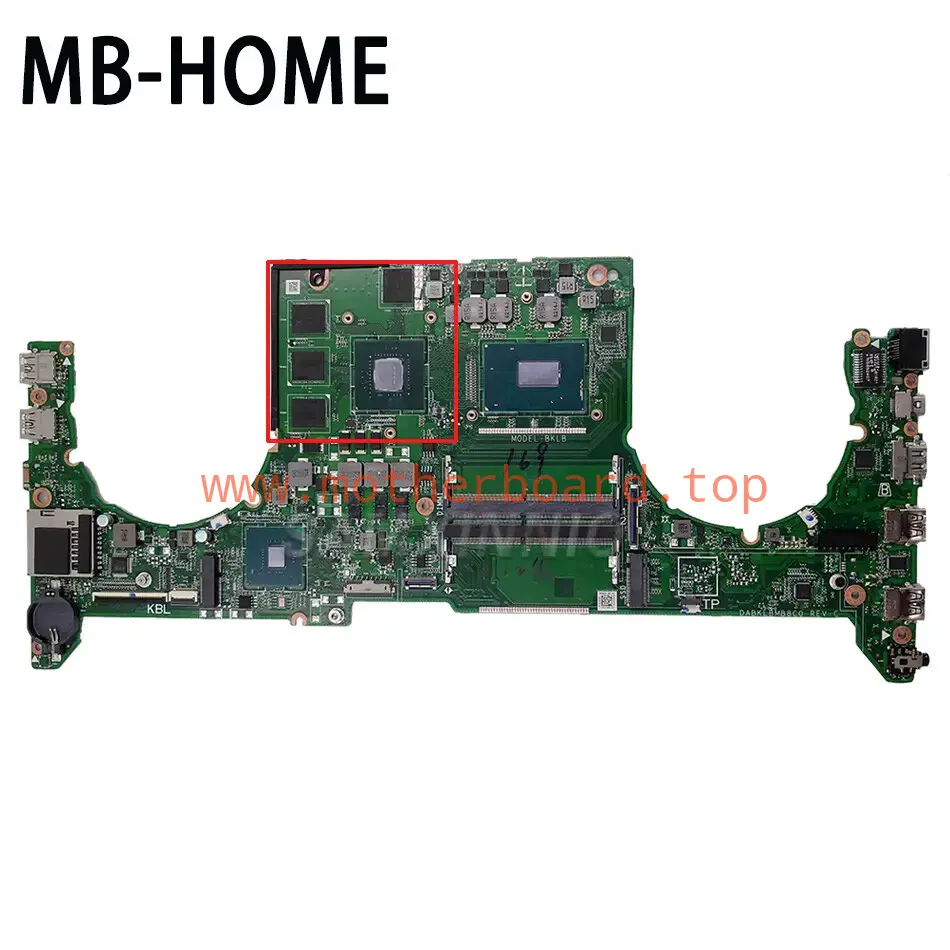 For ASUS GL503GE GL503G PX503GE DABKLBMB8C0 I7-8750H I5-8300H GTX1050 4G