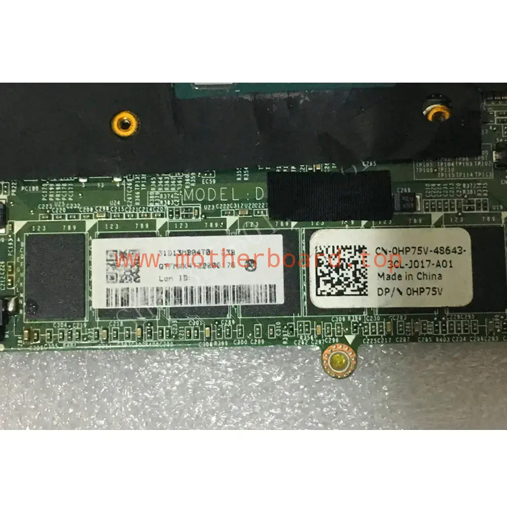 DAD13CMBAG0 0HP75V/ 0XK5R2 For Dell XPS 13 9333 I7-4500U 8G Motherboard Tested 3