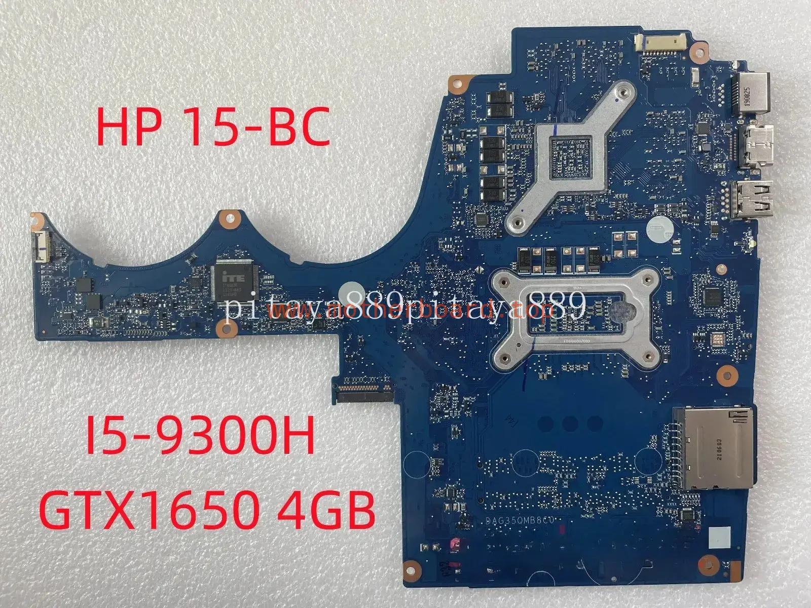 DAG35QMB8C0 For HP Pavilion 15 15-BC Motherboard I5-9300H I7 CPU GTX1650 4GB GPU 2