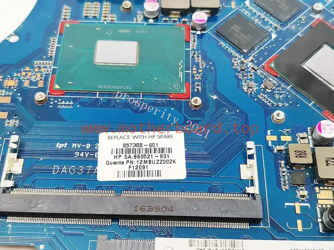 For HP 17-W 17-AB 17T-W 17T-AB000 w/I7-6700HQ Motherboard 857388-601 DAG37AMB8D0 2