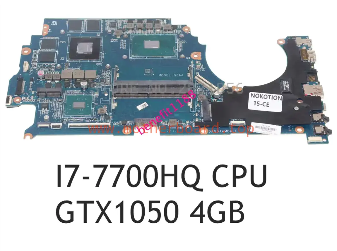 929483-601 DAG3AAMBAE0 For HP OMEN 15-CE I7-7700HQ GTX1050 2GB Motherboard OK