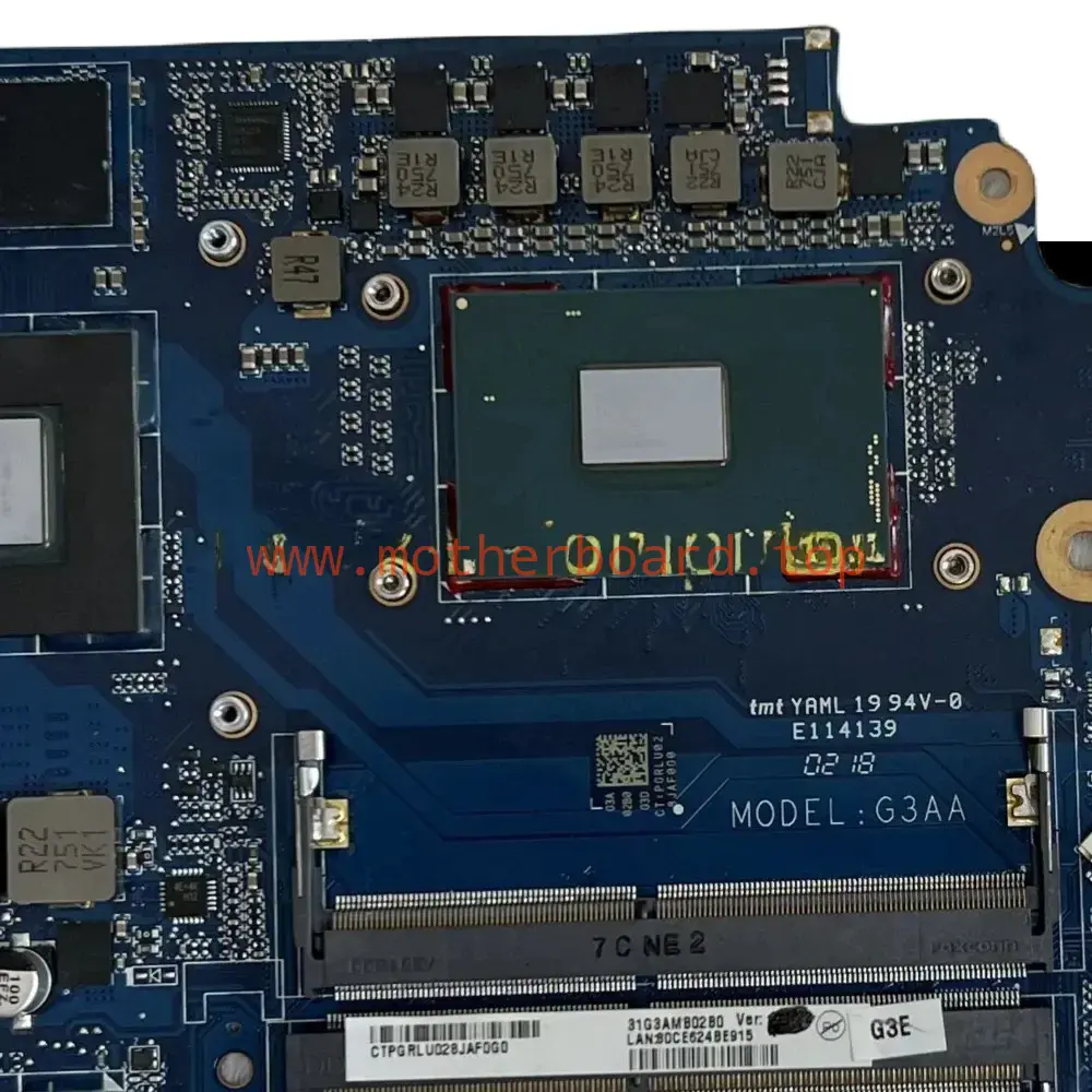 DAG3AAMBAG0 For HP OMEN 15-CE 15-CE TPN-Q194 Motherboard DDR4 I5 I7 GTX1050 4G 2