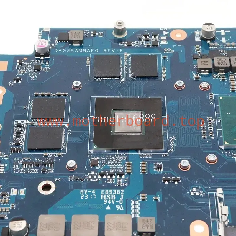 DAG3BAMBAF0 For HP 17-AN 17T-AN TPN-Q195 Motherboard GTX1050Ti 4G i7-7700HQ 3