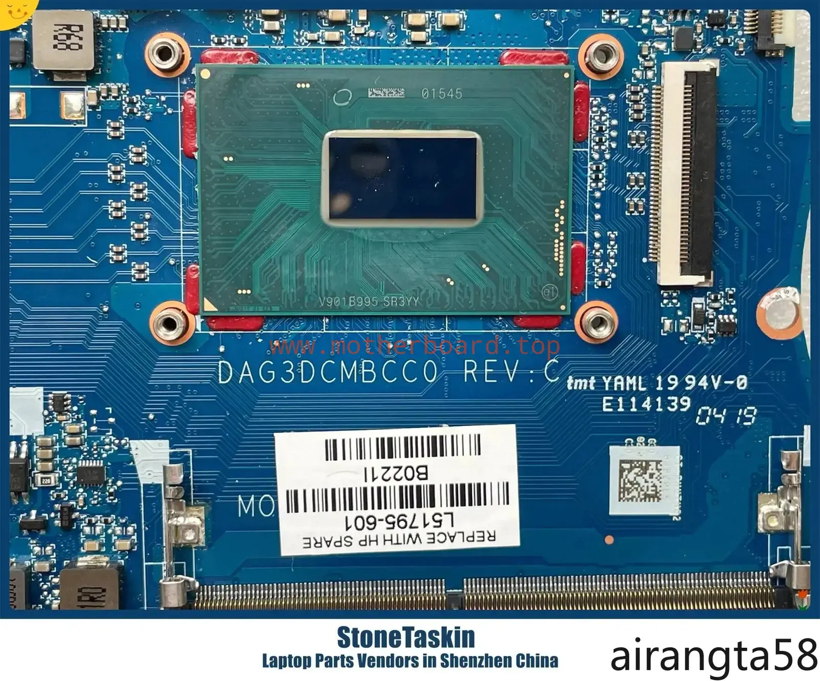 L51795-601 For HP Omen 15-DC Motherboard DAG3DCMBCC0 i7-8750H RTX 2070 8GB 2