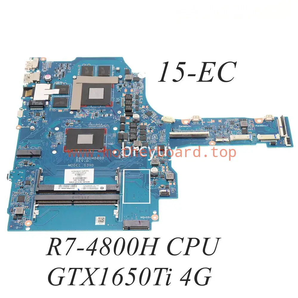 DAG3HDMB8D0 For HP Pavilion 15-EC 15Z-EC Motherboard R7-4800H CPU GTX1650 4GB