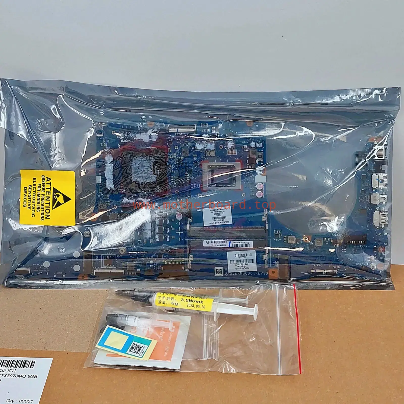 HP M57232-601 OMEN 16-c Motherboard Ryzen 9 5900HX RTX 3070 DAG3KRMBCD0
