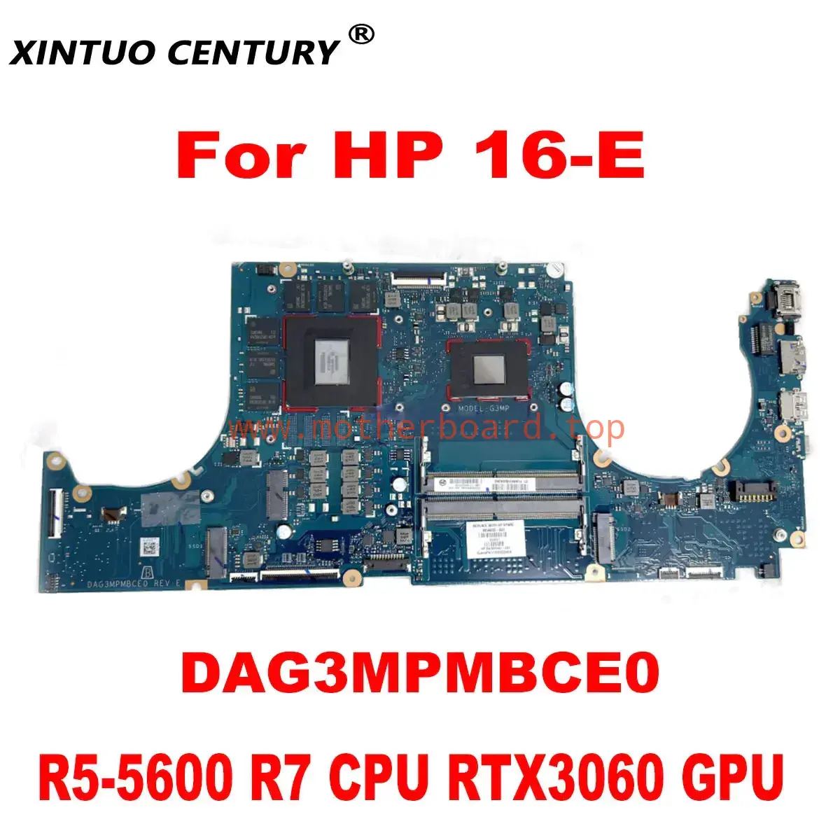 DAG3MPMBCE0 For HP 16-E Motherboard R5-5600 R7 CPU RTX3060 GPU M54835-001 DDR4