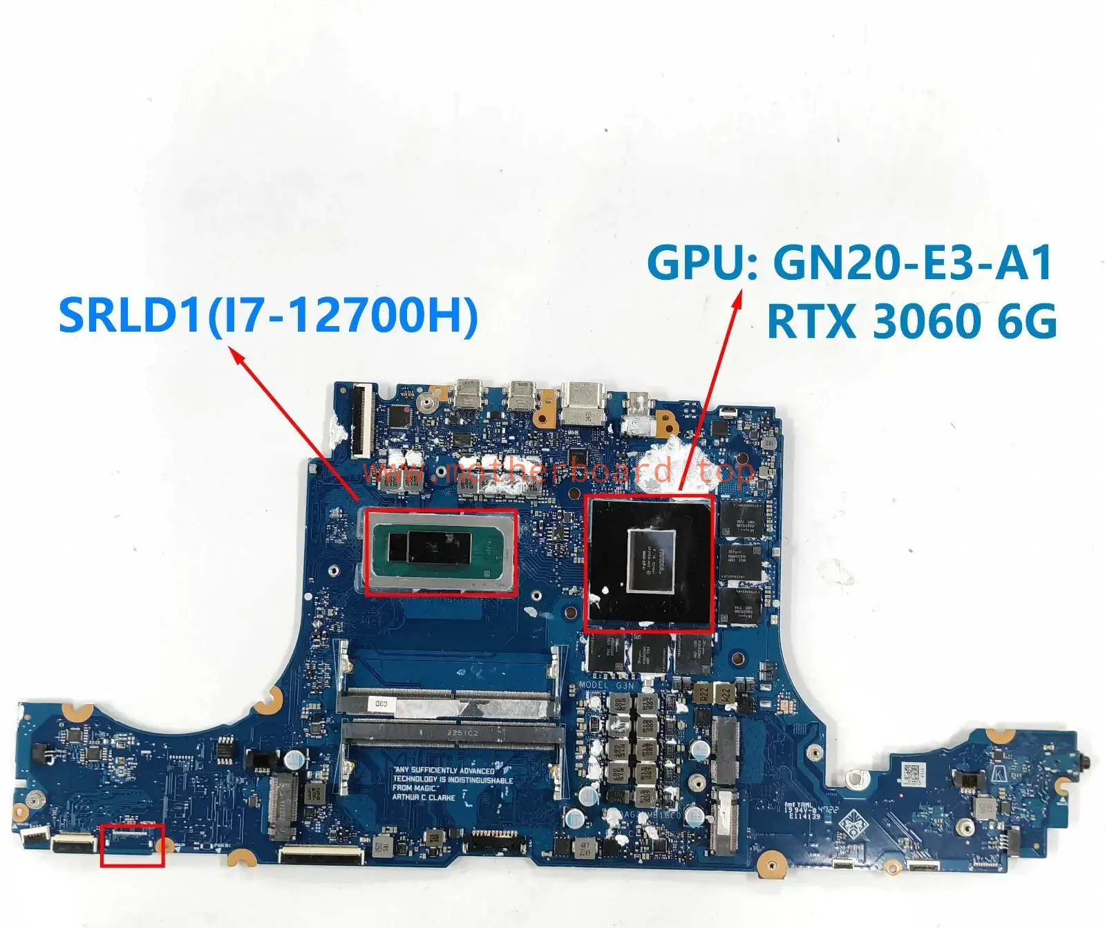 DAG3NMB1CC0 For HP 16-K I5 I7 3060 3070 TI 6G 8G Motherboard 2