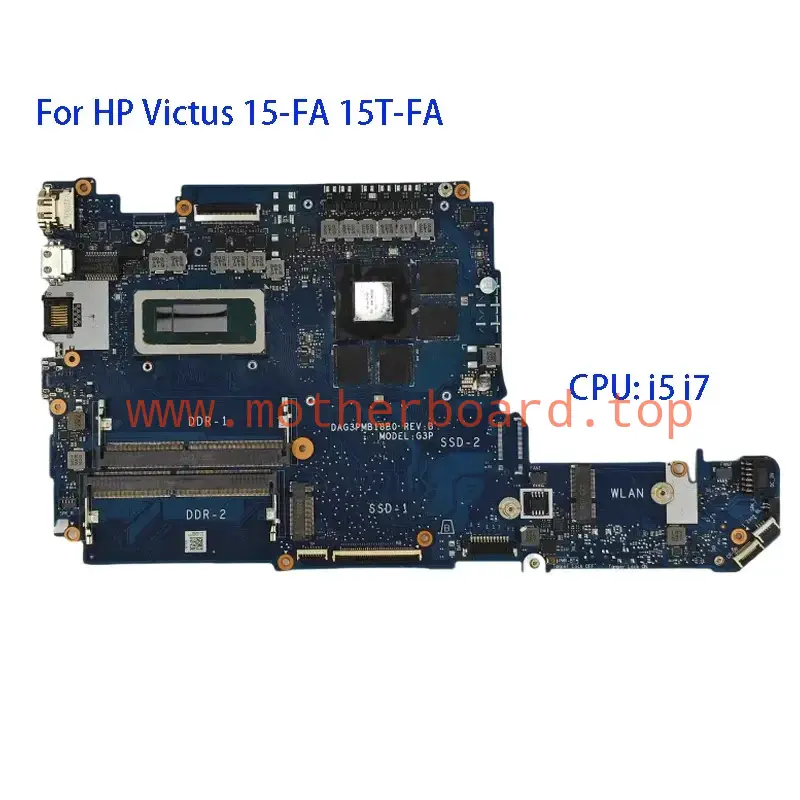 For HP Victus 15-FA Motherboard DAG3PMB18B0 DAG3PBMB8A0 i5-12450H N15767-601