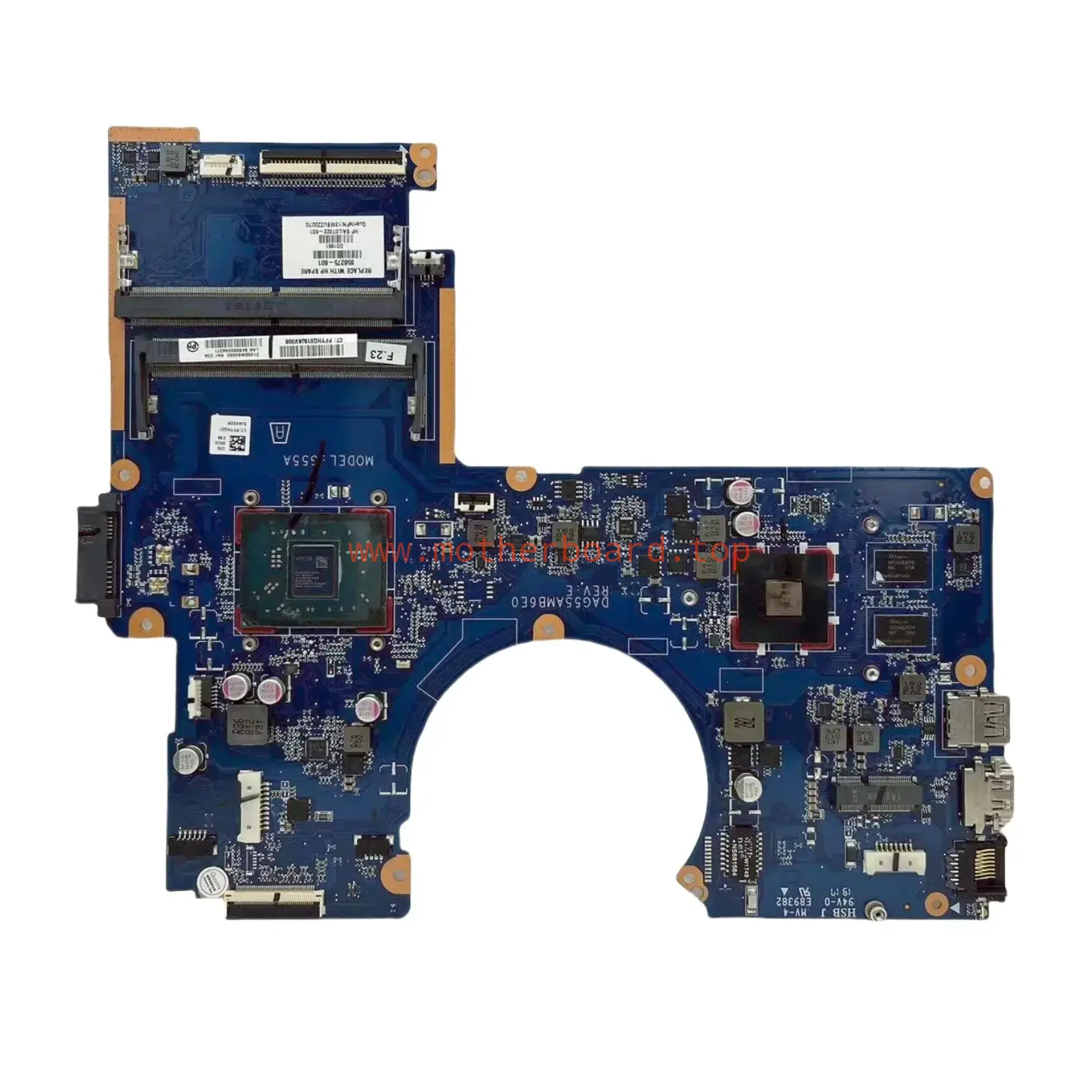 DAG55AMB6E0 For HP Pavilion 15-AW G55A Motherboard A6-9210 M340 2G 856275-601