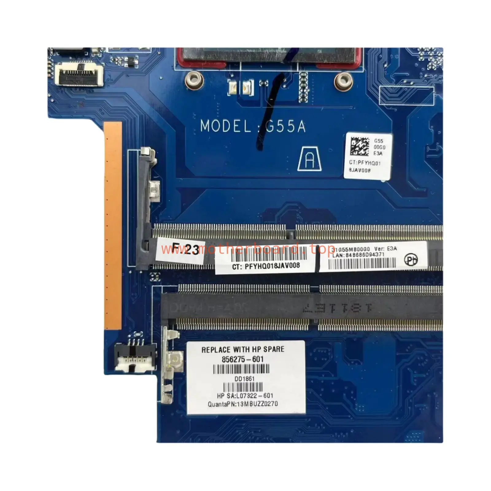 DAG55AMB6E0 For HP Pavilion 15-AW G55A Motherboard A6-9210 M340 2G 856275-601 4