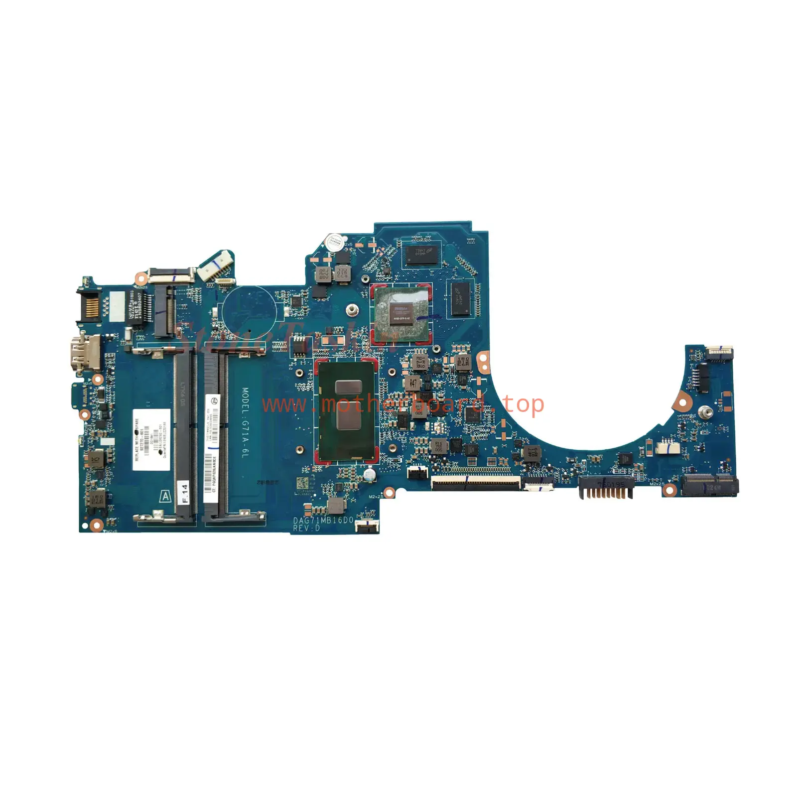 927270-601 DAG71MB16D0 FOR HP PAVILION 15-cc 940MX 2G I5-7200U Motherboard