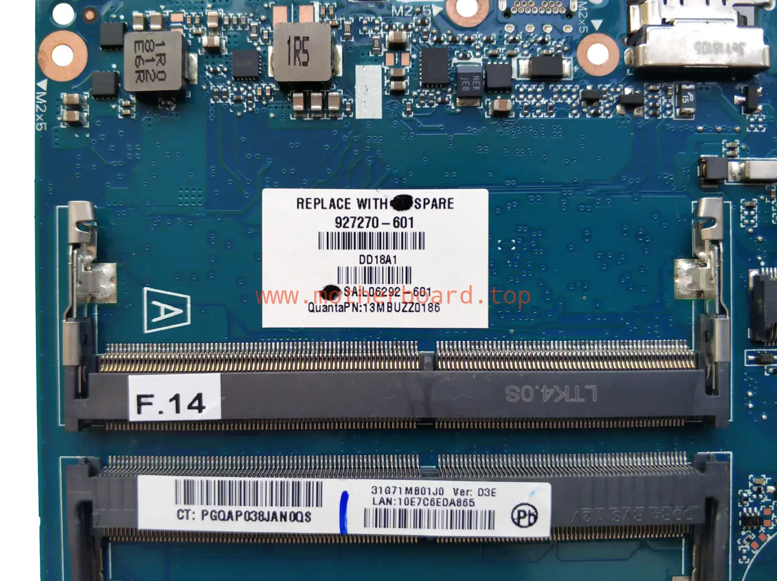 927270-601 DAG71MB16D0 FOR HP PAVILION 15-cc 940MX 2G I5-7200U Motherboard 3