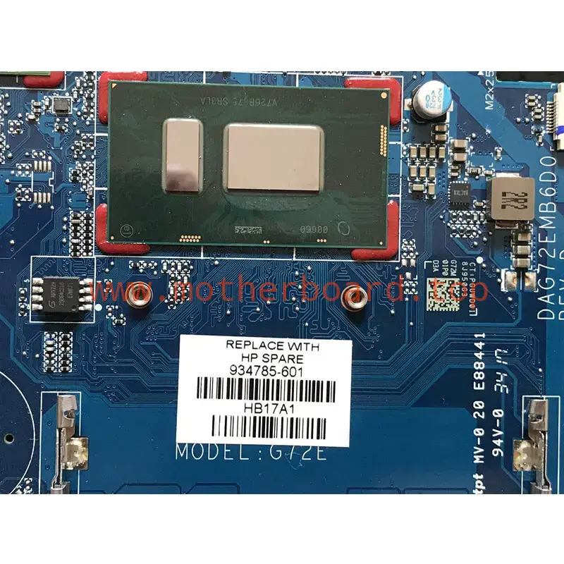 For HP 14-BP DAG72EMB6D0 I5-8250 Motherboard 934785-601/ 934785-001/ 934785-501 3