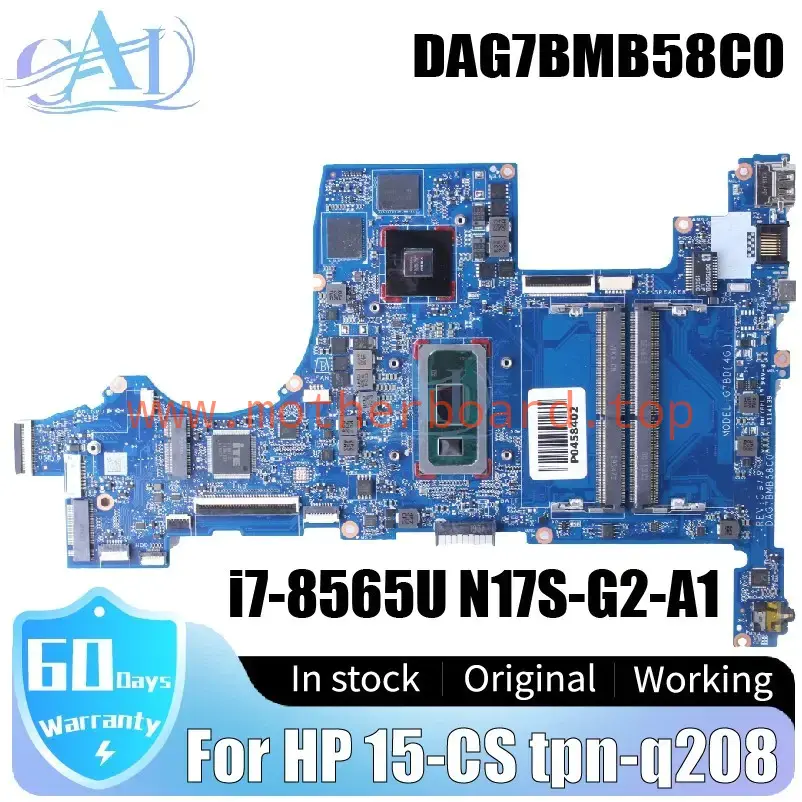 DAG7BMB58C0 For HP Pavilion 15-CS tpn-q208 Laptop Motherboard L50260-601 DDR4