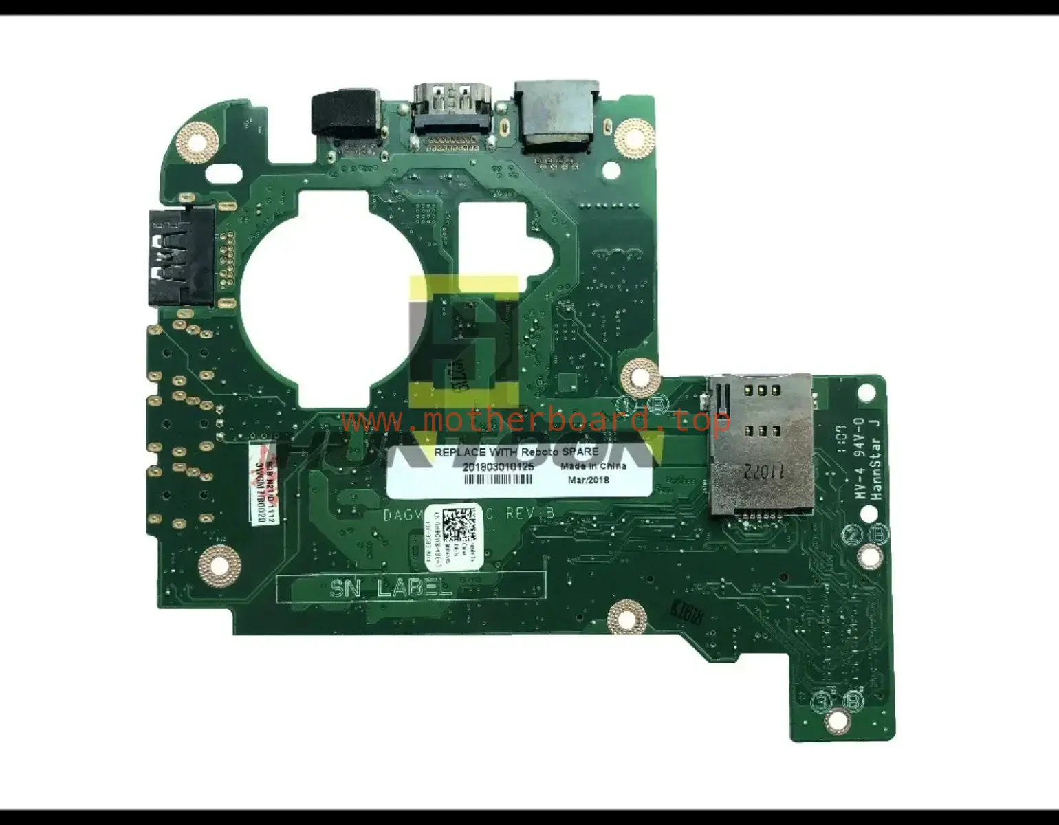 0H8GW8 for Dell XPS 17 L702X L701X USB Board HDMI Audio Board H8GW8 DAGM7CPI8B0 2