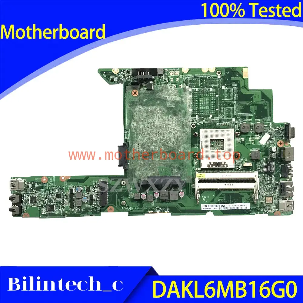 For Lenovo ideapad z470 integrated Notebook Motherboard DAKL6MB16G0 HM65