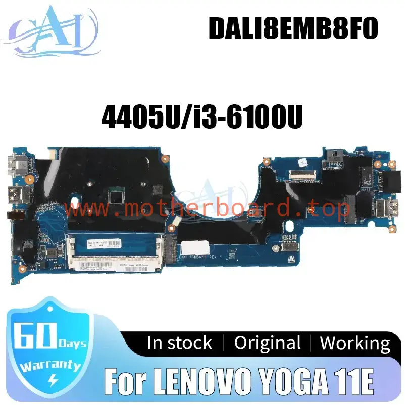 DALI8EMB8F0 For LENOVO YOGA 11E Laptop Motherboard 01AV956 01AV948 4405U i3-6