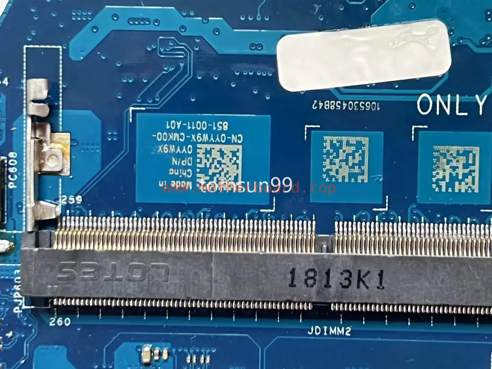 Motherboard For Dell XPS 15 9570 DAM00 LA-F541P I7/I9 CPU P1000 P2000 GTX1050TI 3