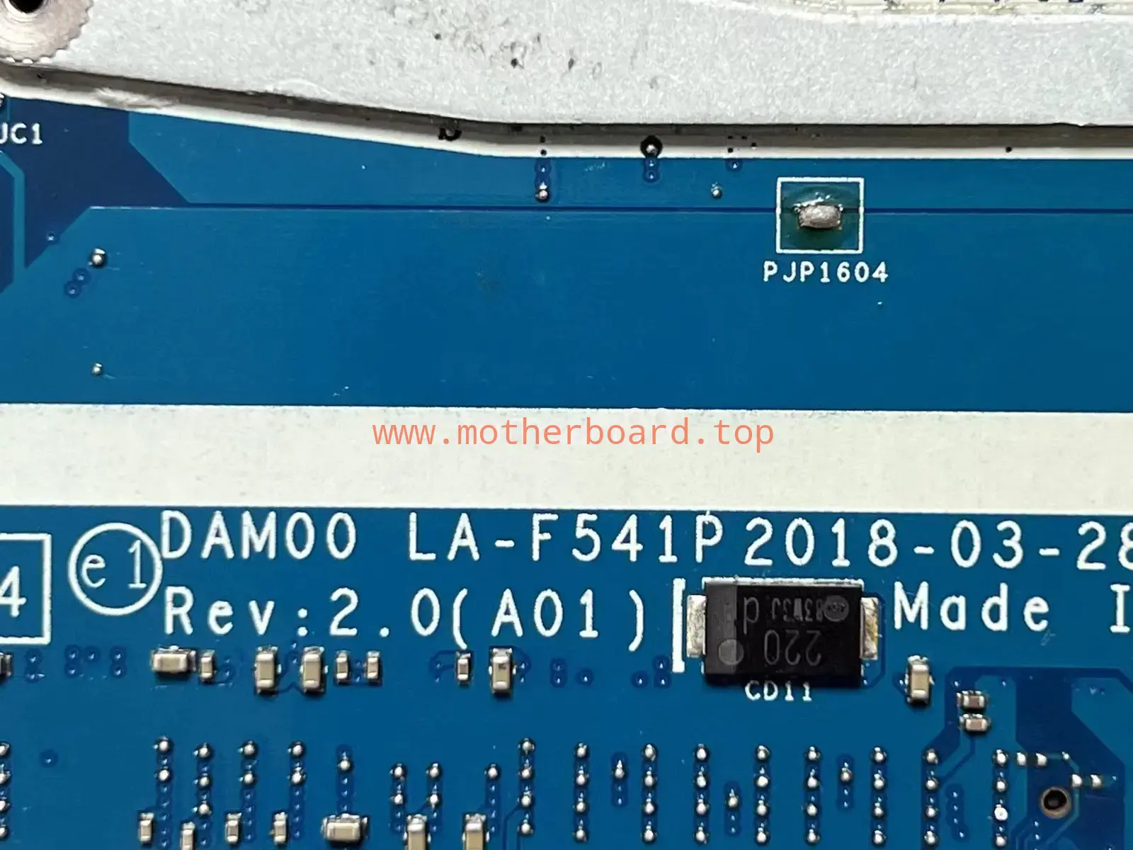 Motherboard For Dell XPS 15 9570 DAM00 LA-F541P I7/I9 CPU P1000 P2000 GTX1050TI 4