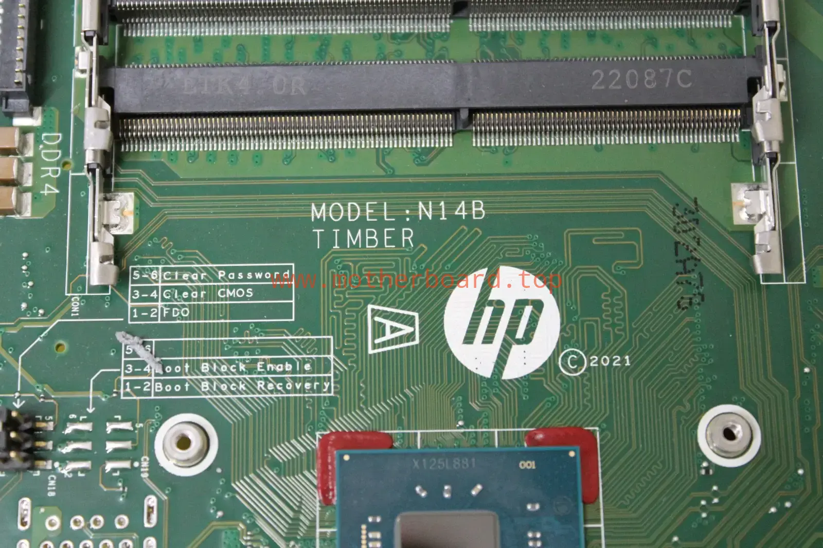 NEW HP Timber Motherboard Intel Pentium J5025 L73806-003 L90531-001 DAN14BMB6G0 2