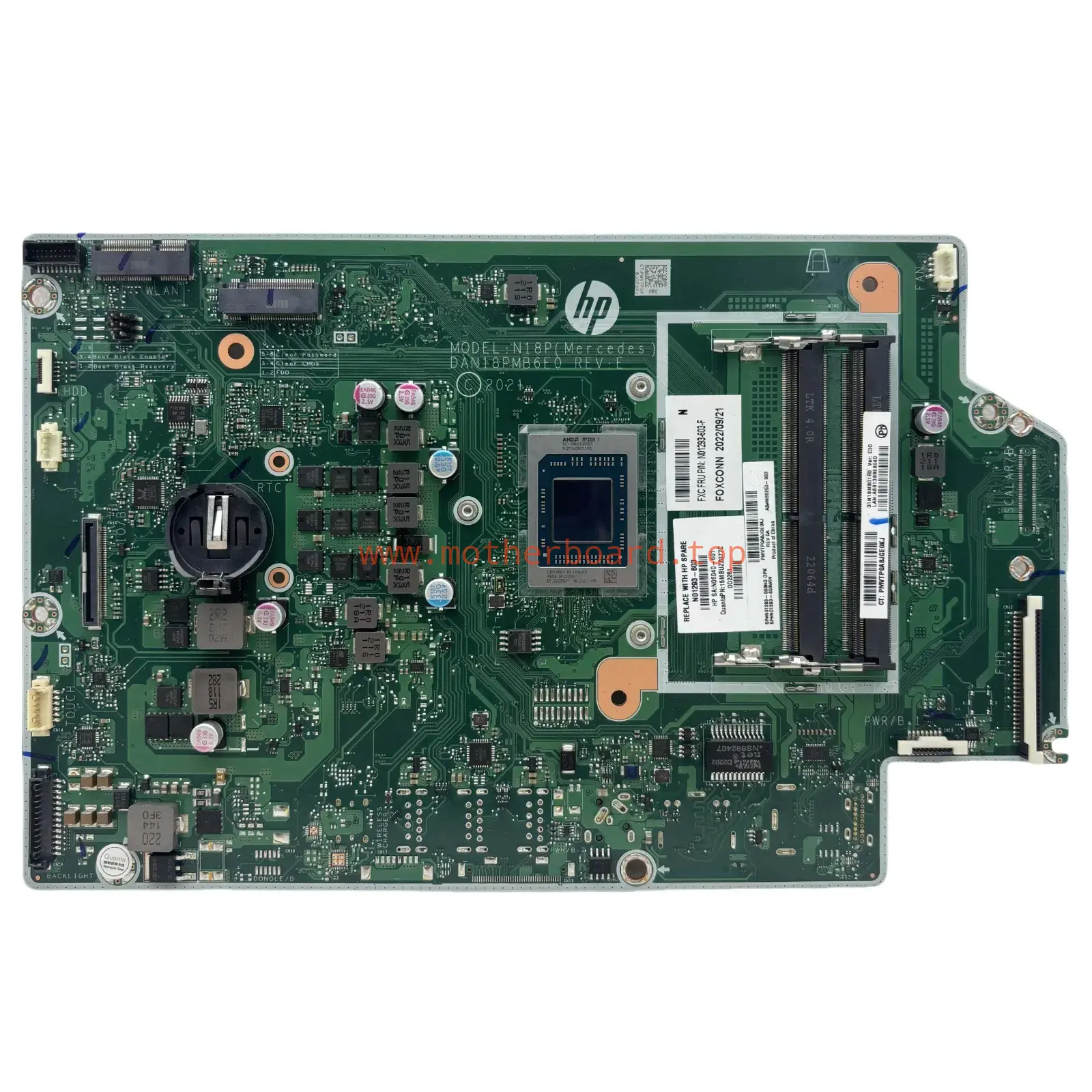 DAN18PMB6E0 For HP 24-CB 27-CB Motherboard With R5 R7 Ryzen CPU N01293-603