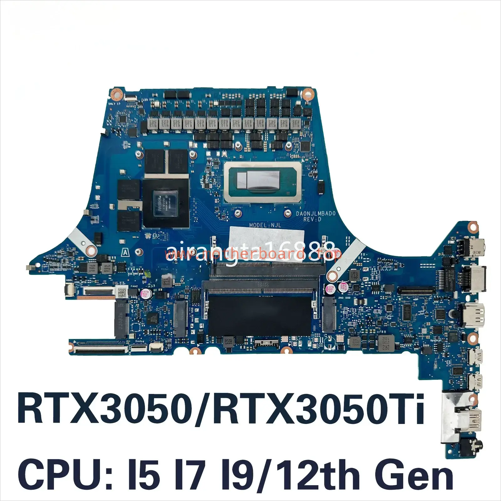 For Asus TUF Gaming F15 FX507ZC4 DANJLMB2AA0 Motherboard I5-12500H RTX3050 4GB