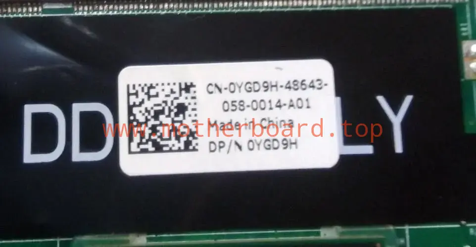 Dell DAVM9MMB6G0 REV G Motherboard 0YGD9H PCU SLGLL 4